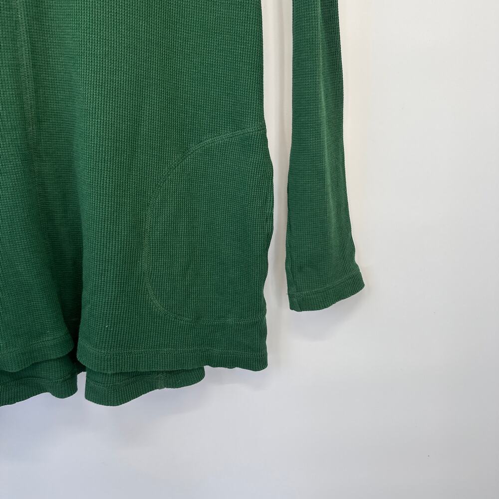 J. Jill Green Long Sleeve Thermal Tunic Shirt // S - Picture 5 of 8